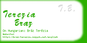 terezia braz business card